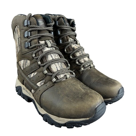 Merrell Moab Timber Thermo 8" WP EH Espresso Brown Boots Men's Sizes 8-13 - Picture 4 of 9